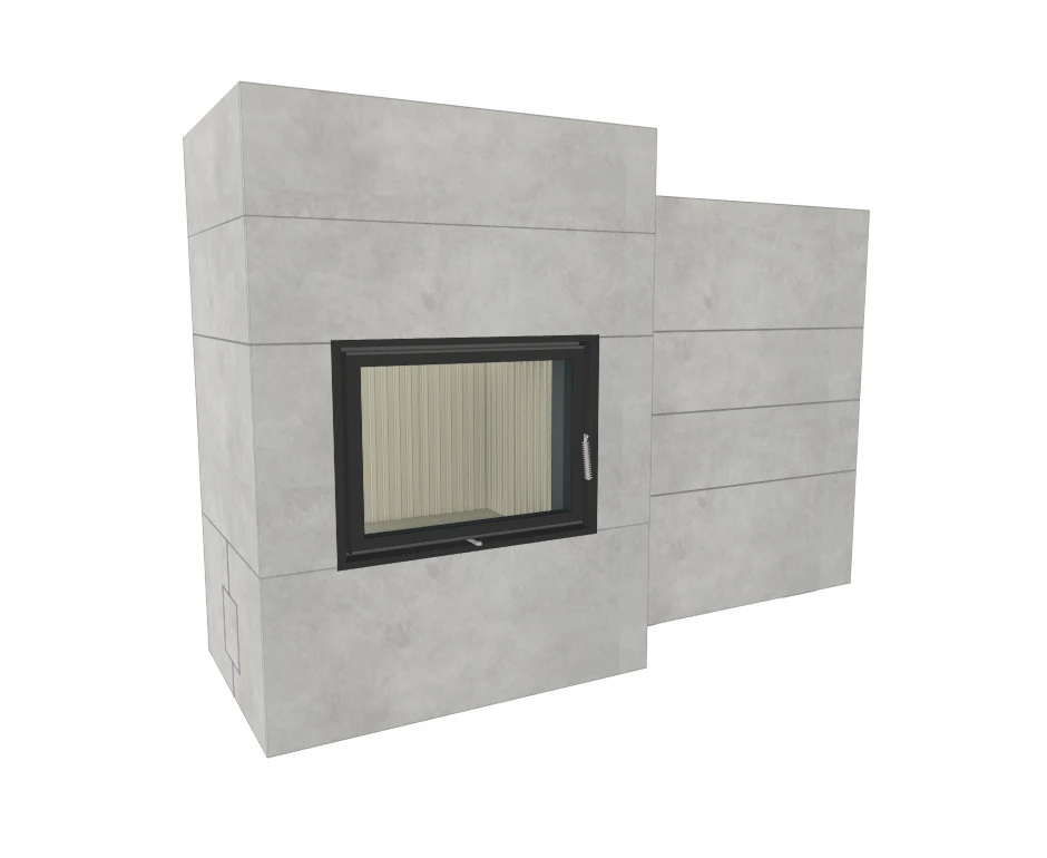 Grundofen Brunner BSG 01 Modul Speicher Stein Nebenstehend, Niedrig 6 Grundofen Brunner BSG 01 Modul Speicher Stein Nebenstehend, Niedrig – Bild 4