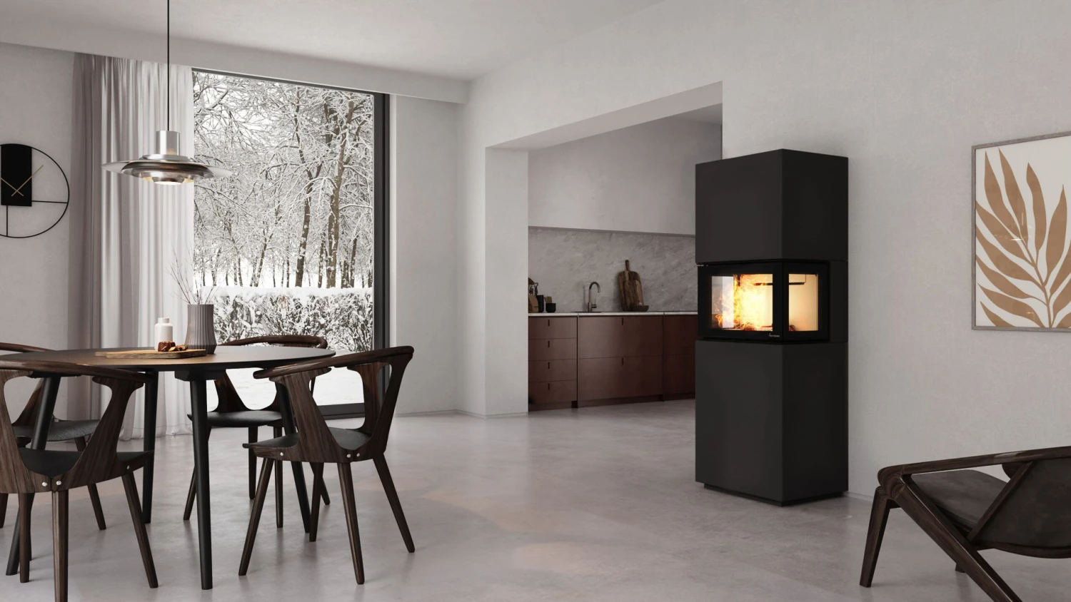 Kaminbausatz Nordpeis CANNES N-21U, 5,4 KW 5 Kaminbausatz Nordpeis CANNES N-21U, 5,4 KW – Bild 3