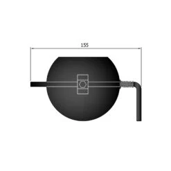 Drosselklappe Rauchrohr Stahl Schwarz -Sica Heizung Geschaft 12 5102tfinohtjqe9x