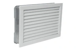 Kaltluftgitter Stahl Weiß