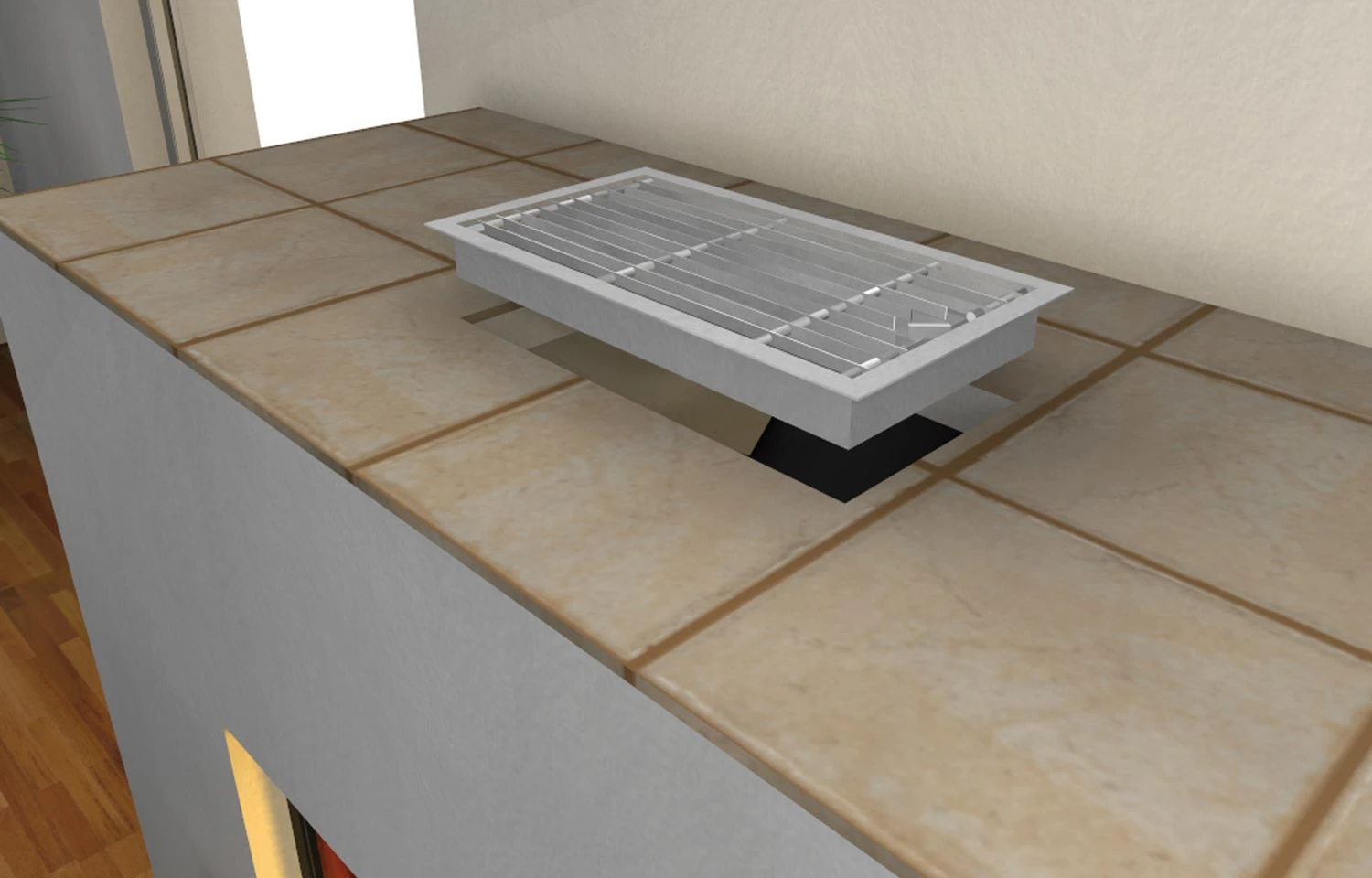 Deckengitter Weiß 12 Deckengitter Weiß – Bild 10