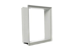Einbaurahmen Für Lüftungsgitter Putzbündig Weiß