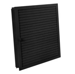 Warmluftgitter Für Revisionstür 45 X 45 Cm Schwarz