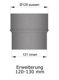 Erweiterung Rauchrohr Stahl Hellgrau, Eng-weit -Sica Heizung Geschaft 15 939xsjn2mxaapnou