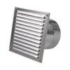 Außenluftgitter 23 X 23 Cm Edelstahl Mit Anschlussstutzen 2 Außenluftgitter 23 X 23 Cm Edelstahl Mit Anschlussstutzen -Sica Heizung Geschaft 1512 0