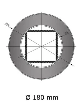 Wandrosette Stahl Mit Feder Hellgrau -Sica Heizung Geschaft 18 625bk97985c7yfu5