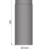 Rauchrohr Stahl 250 Mm Unlackiert -Sica Heizung Geschaft 1817 0