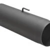 Rauchrohr Stahl 500 Mm Schwarz Mit Drosselklappe -Sica Heizung Geschaft 1832 0