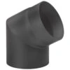 Rauchrohrbogen Stahl 60° Ø 150 Mm Schwarz -Sica Heizung Geschaft 1860 0
