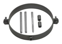 Halteschellen Set Für Rauchrohr Stahl Schwarz