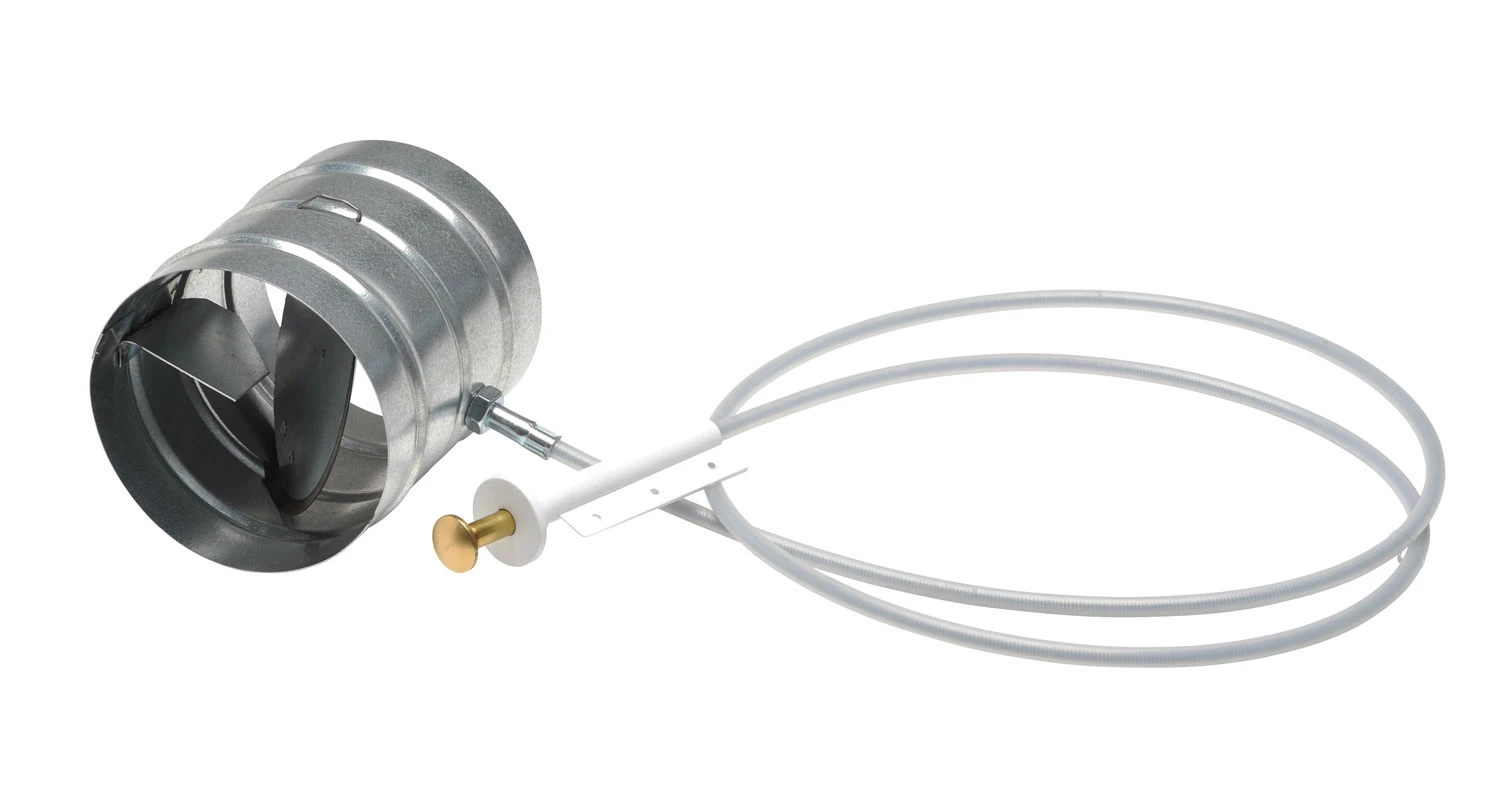 Zuluftklappe Mit Bowdenzug Für Luftleitung Dichtschliessend, Ø 100 Mm 3 Zuluftklappe Mit Bowdenzug Für Luftleitung Dichtschliessend, Ø 100 Mm