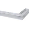 Eck-Luftleiste Für Heizeinsätze Kurzer Schenkel Rechts Weiß -Sica Heizung Geschaft 2265 0