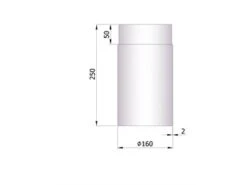 Rauchrohr Stahl 250 Mm Unlackiert -Sica Heizung Geschaft 26 110 250mmar9bigw30aahl