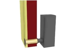 Verbrennungsluftsystem Mit Einzelklappe -Sica Heizung Geschaft 2772 2