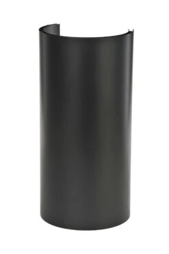 Hitzeschild Doppelwandig Für Rauchrohr Stahl 460 Mm Ø 150 Mm Schwarz -Sica Heizung Geschaft 2948 1