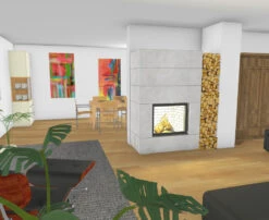 Kaminbausatz Brunner Systemkamin BSK 04 Stil Kamin Schiebetür, 10,5 KW -Sica Heizung Geschaft 2be804fb29865fd1a1bb7fd1e9e8672b