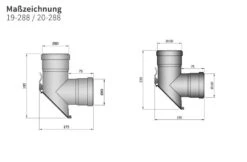 T-Stück Pellet-Ofenrohr 90° Schwarz Mit 45° Prüföffnung, Muffe-Muffe -Sica Heizung Geschaft 3450 3
