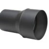 Steckverbinder, Reduzierung, Muffe-Muffe Für Pelletrohr Schwarz -Sica Heizung Geschaft 3453 0