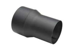 Steckverbinder, Reduzierung, Muffe-Muffe Für Pelletrohr Schwarz -Sica Heizung Geschaft 3453 1