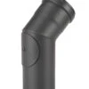 Pellet-Ofenrohrbogen Stahl 45° Schwarz Mit Putztür -Sica Heizung Geschaft 3464 0