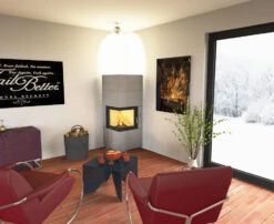 Brunner Kaminbausatz Systemkamin BSK 09 Eck Kamin Drehtür, 8 KW -Sica Heizung Geschaft 3679891f9ce377fb6b32d568922fb958