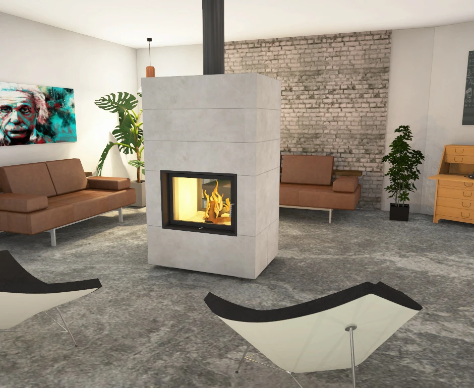 Kaminbausatz Brunner Systemkamin BSK 08 Kompakt Kamin Tunnel, 11 KW 12 Kaminbausatz Brunner Systemkamin BSK 08 Kompakt Kamin Tunnel, 11 KW – Bild 10