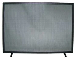 Kamingitter Schmiedeeisen Lienbacher, 1-teilig Schwarz