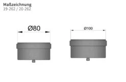 Kondensat-Ventil Für Pellet-Ofenrohr Schwarz -Sica Heizung Geschaft 4569 1