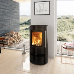 Kaminofen TermaTech TT21RL Schwarz, 6 KW -Sica Heizung Geschaft 4883381a8b649c2494e96dc8f9f8482d