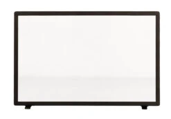 Kamingitter Glas Heibi, 1-teilig Schwarz