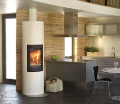 Kaminbausatz Nordpeis RONDA, 5 KW -Sica Heizung Geschaft 5504 2