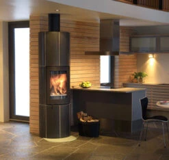 Kaminbausatz Nordpeis RONDA, 5 KW -Sica Heizung Geschaft 5504 3