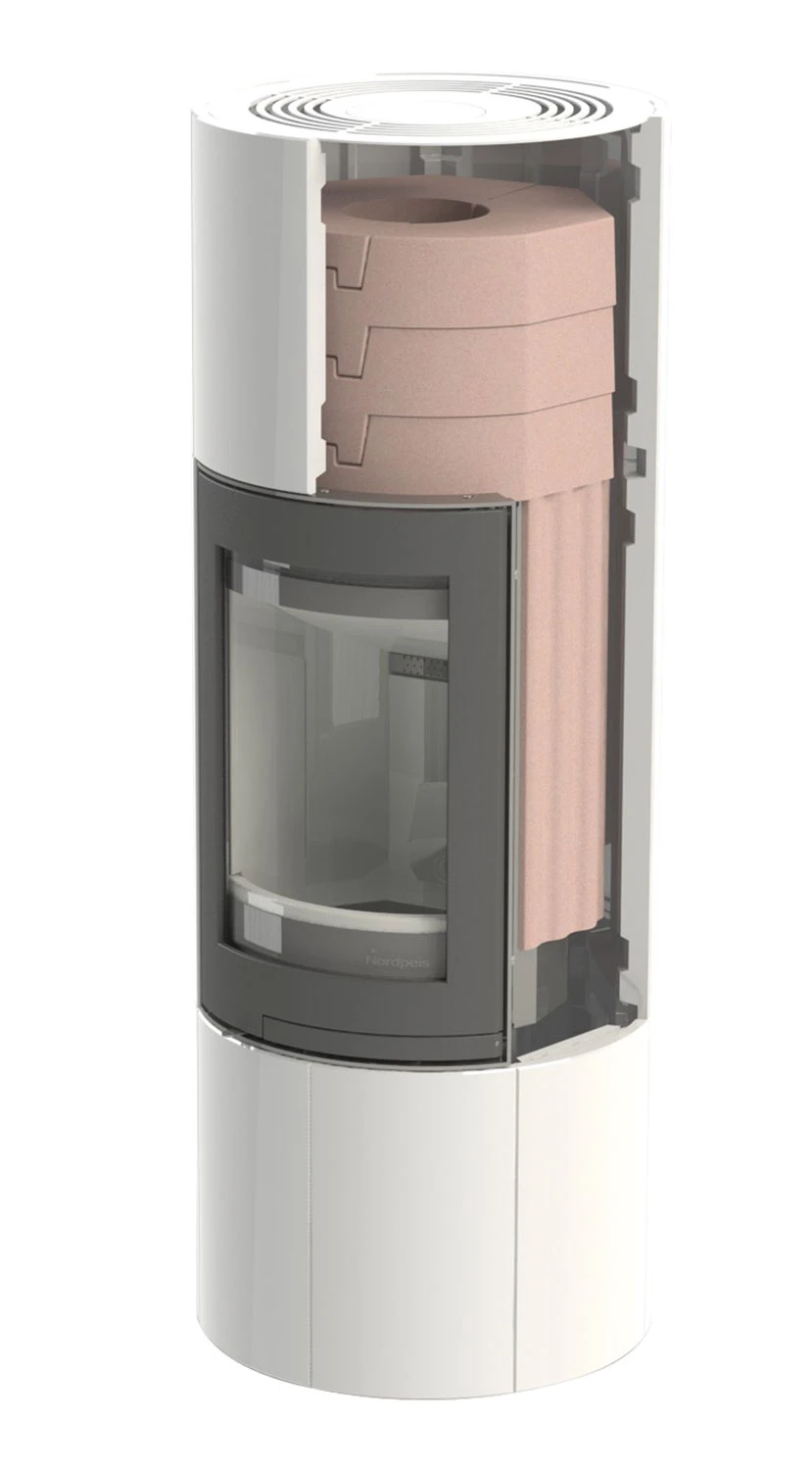 Kaminbausatz Nordpeis RONDA 160, 5 KW 7 Kaminbausatz Nordpeis RONDA 160, 5 KW – Bild 5