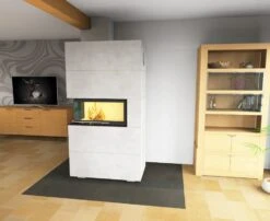 Kaminbausatz Brunner BSK 07 Architektur Kamin Eck Links Schiebetür Hoch, 10 KW -Sica Heizung Geschaft 55e577fed15e3f201b95837aff295e59