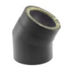 Rauchrohrbogen Stahl 45° Doppelwandig Ø 150 Mm Schwarz 1 Rauchrohrbogen Stahl 45° Doppelwandig Ø 150 Mm Schwarz -Sica Heizung Geschaft 5634 0