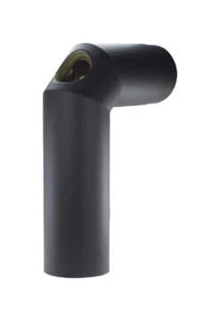 Rauchrohrbogen Stahl 2x45° Doppelwand 700x500 Mm Ø 150 Mm Schwarz, Drosselklappe -Sica Heizung Geschaft 5637 1