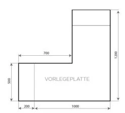 Vorlegeplatte ESG Klarglas Nordpeis Kaminbausatz Odense