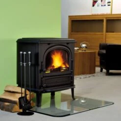 Kaminofen Leda ANTIGUA Schwarz, 9 KW -Sica Heizung Geschaft 6640 1d7f5c