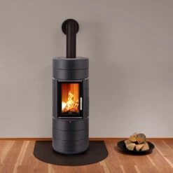 Kaminofen Leda COLONA Lite Schwarz, 6 KW -Sica Heizung Geschaft 6654 1b4ff6