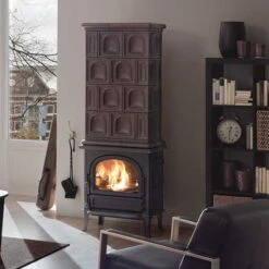 Kaminofen Leda ANTIGUA H Schwarz, 9 KW 11 Kaminofen Leda ANTIGUA H Schwarz, 9 KW -Sica Heizung Geschaft 6658 1