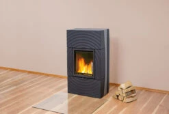 Kaminofen Wasserführend Leda FONDIA, 13 KW -Sica Heizung Geschaft 6660 2