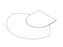 Vorlegeplatte Universal 1 Aussparung Ø 610 Mm, 6 Mm ESG-Klarglas -Sica Heizung Geschaft 6774 1