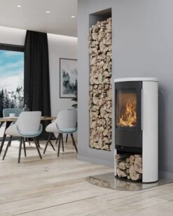 Kaminofen TermaTech TT21RS-WH Porto White Schwarz, 5 KW -Sica Heizung Geschaft 6f8c0f8a 9809 4530 884e 389900aa09b5 2