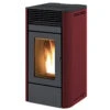 Pelletofen RED CAMELIA Metall Air, 8 KW -Sica Heizung Geschaft 7637 0w9zdbihccluf6