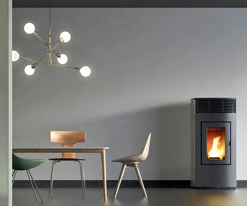 Pelletofen RED LOTO Metall Multiair, 14 KW 6 Pelletofen RED LOTO Metall Multiair, 14 KW – Bild 4