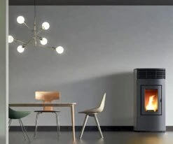 Pelletofen Wasserführend RED LOTO Metall Hydro, 23 KW -Sica Heizung Geschaft 7645 4