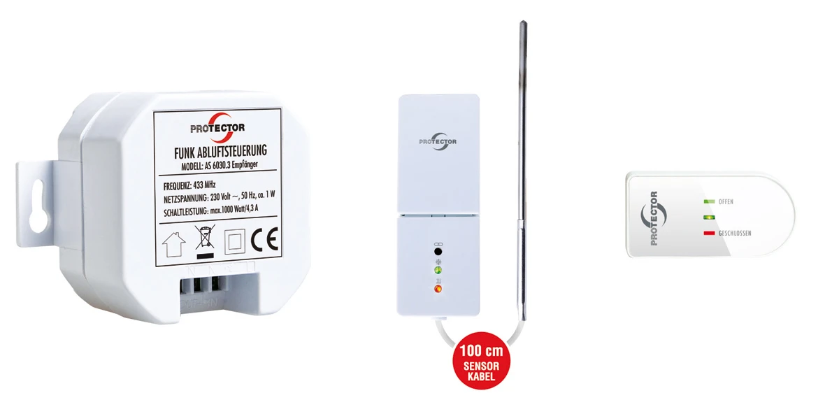 Funk-Fensterkontaktschalter AS-6030-3 - Einbauvariante 4 Funk-Fensterkontaktschalter AS-6030-3 - Einbauvariante – Bild 2