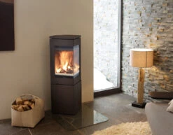 Kaminofen Nordpeis QUADRO 2 Schwarz, 6 KW -Sica Heizung Geschaft 89a6c907b29314d48c0d67c4c9971f46