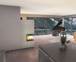 Kaminbausatz Brunner Systemkamin BSK 10 Panorama Kamin Schiebetür, 8 KW -Sica Heizung Geschaft 90cff1cfd38a571e15e3fed38967a4b9