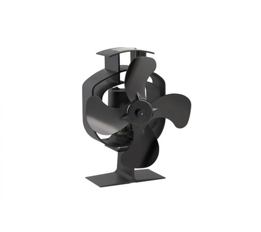 Kaminofen Ventilator TermaTech HEAT POWER EVO TURN, Schwarz 3 Kaminofen Ventilator TermaTech HEAT POWER EVO TURN, Schwarz